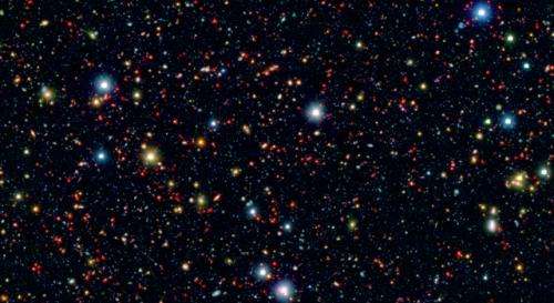 Spitzer's SPLASH project dives deep for galaxies