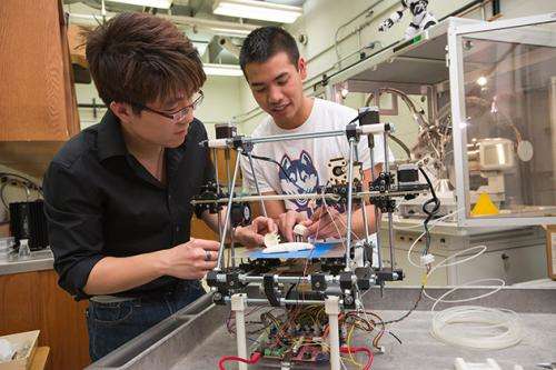 Students design artificial kidney with 3-D printing