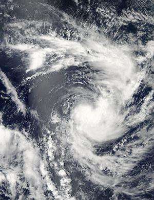 Tropical Cyclone Edilson birth caught by NASA's Aqua satellite