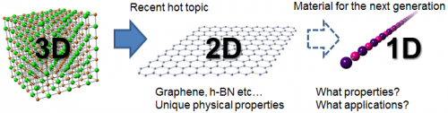 Two-element atomic chain synthesized using microscopic space inside a carbon nanotube