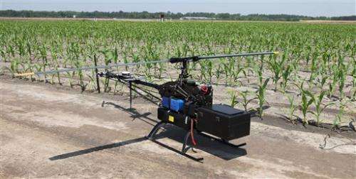 Unmanned aerial vehicles are flying to the US farm