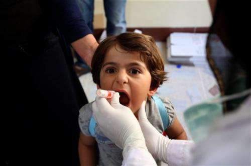 UN undertakes polio vaccination campaign in Iraq