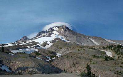 Volcanoes, including Mount Hood in the US, can quickly become active