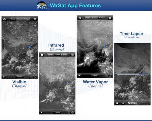 Weather and environmental satellite crowd sourcing: 2 new apps