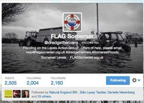 While ministers dither on floods, social media springs into action