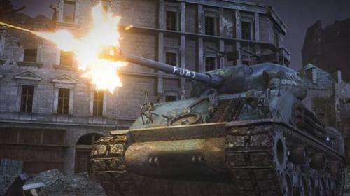 'World of Tanks' game finds ally in 'Fury' film