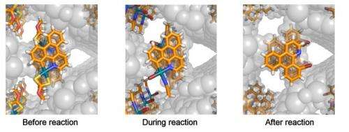 X-rays shine light on atoms at work in a chemical reaction