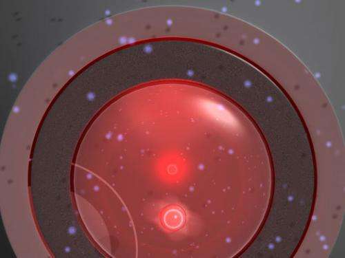 Nanoparticle trapped with laser light temporarily violates the second law of thermodynamics