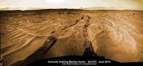 Curiosity roves outside landing ellipse