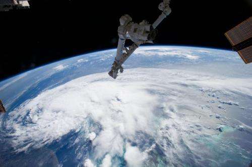 International Space Station captures image of Arthur