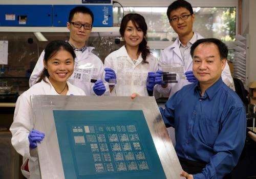Engineers develop innovative process to print flexible electronic circuits