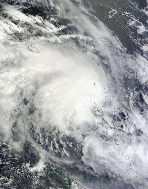 NASA satellites eye troublesome Tropical Cyclone Lusi