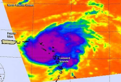 NASA sees Hurricane Gonzalo head toward Bermuda