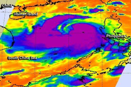 NASA's TRMM satellite adds up Typhoon Rammasun's Philippines deluge