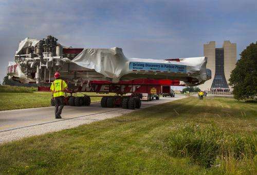 50-foot-wide Muon g-2 electromagnet installed at Fermilab
