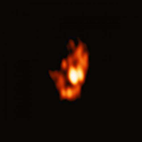 Astronomers identify gas spirals as a nursery of twin stars through ALMA