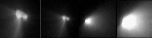 A Timeline of Deep-Space Comet Encounters