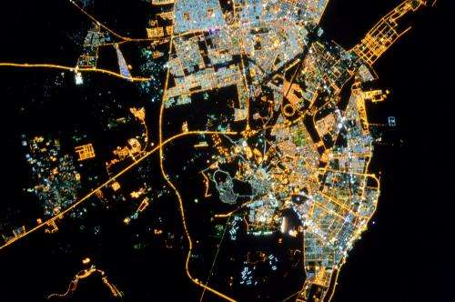 Bright lights: big cities at night