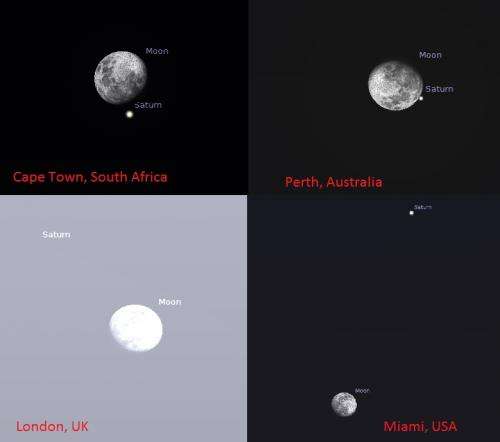 Catch the dramatic June 10th occultation of Saturn by the moon