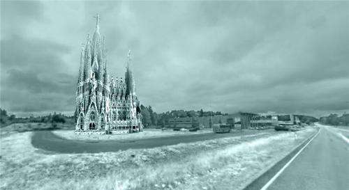 Dutch student team builds 40 meter ice basilica in Finland in three weeks