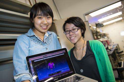 Engineering students invent virtual fitting room for online shoppers