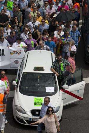 European taxi protest: Transport tech upheaval