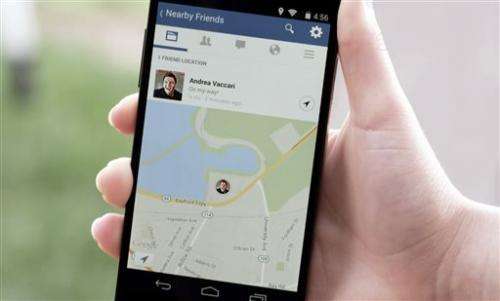Facebook rolls out location-sharing feature