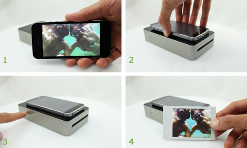 Kickstarter project SnapJet hardware device lets you print your smartphone pic as Polaroid
