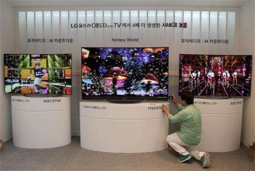 LG bets on pricey OLED technology as future of TVs
