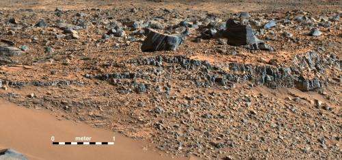 Mars Curiosity Rover Arrives at Martian Mountain