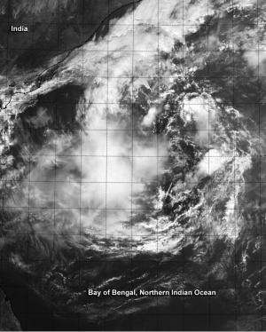 NASA-NOAA's Suomi NPP satellite sees Tropical Cyclone 05B headed to India