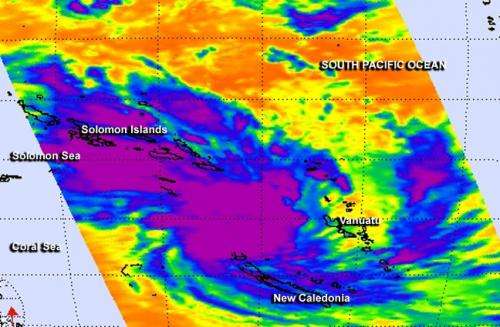 NASA satellite watches Southern Pacific birth Tropical Cyclone June