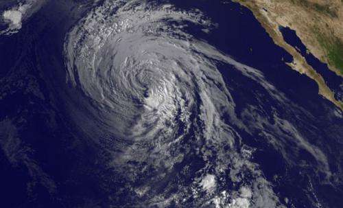 NASA sees a weaker Tropical Storm Marie