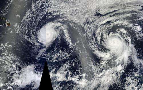 NASA sees heavy rainfall in Iselle as the hurricane nears Hawaii