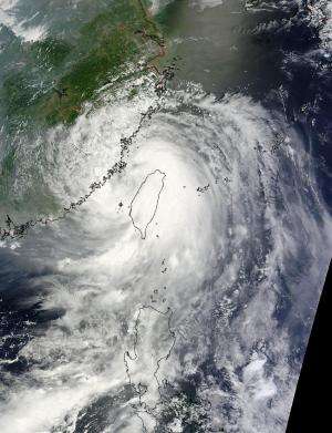 NASA sees Typhoon Matmo making second landfall in China