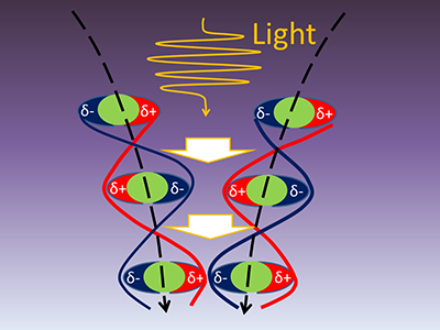 Strengthening weak cohesive forces among molecules and atoms by light