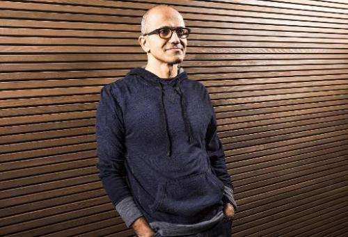 This handout image provided by Microsoft on February 4, 2014 shows the new CEO Satya Nadella
