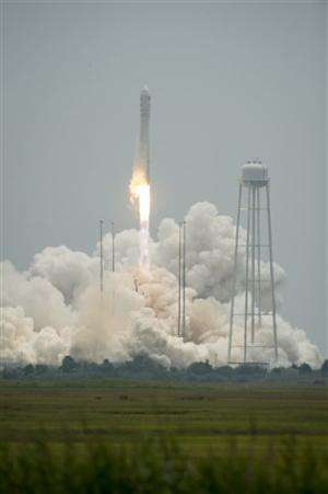 Space station shipment launched from Virginia