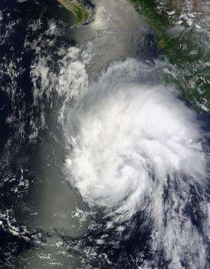 NASA sees Tropical Storm Hernan near Mexico's Baja California