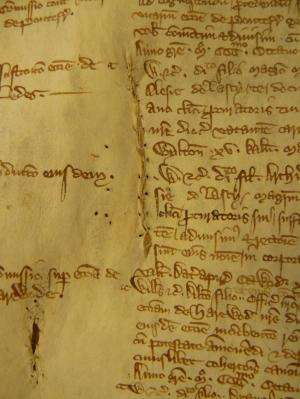 Scientists reveal parchment's hidden stories