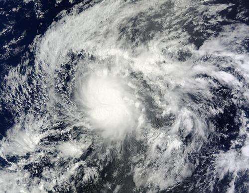 NASA satellite catches birth of Tropical Storm Wali near Hawaii