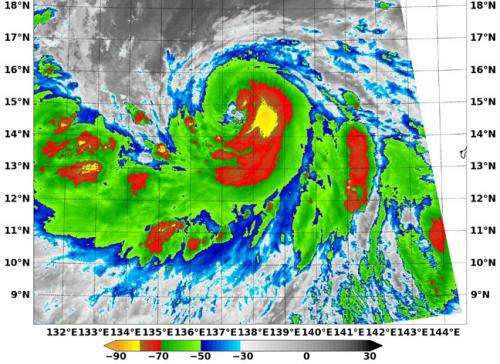 NASA sees Tropical Storm Halong's 'best side'