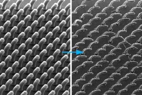 A new way to make microstructured surfaces