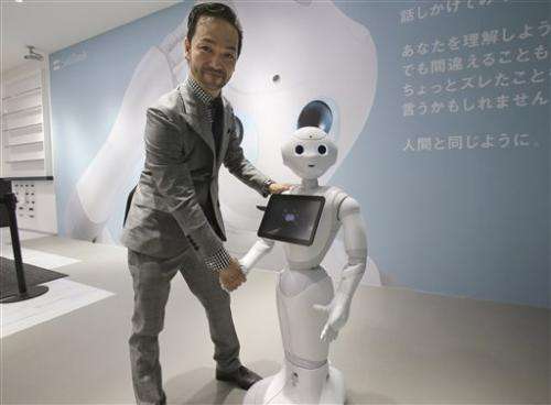 Emotional robot set for sale in Japan next year