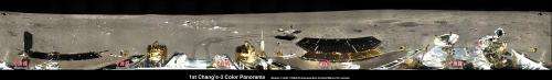 First 360-degree color panorama from China’s Chang’e-3 lunar lander