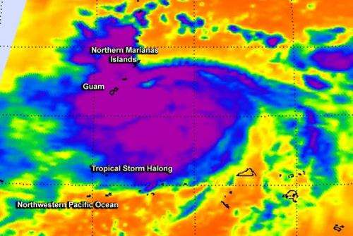 NASA catches two tropical troublemakers in Northwestern Pacific: Halong and 96W