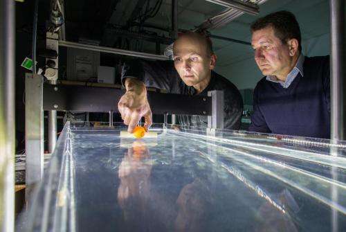 Physicists create water tractor beam
