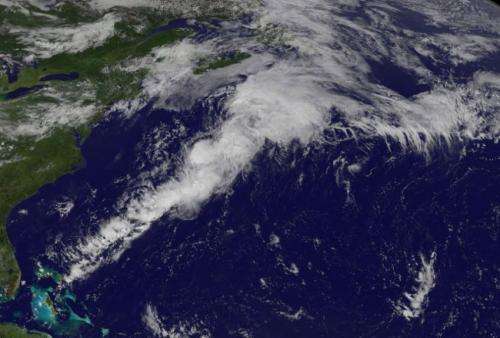 Satellite shows Bertha merged with frontal system in North Atlantic
