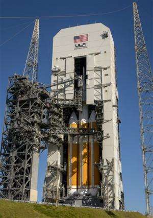 Wind gusts stall launch of new Orion spacecraft