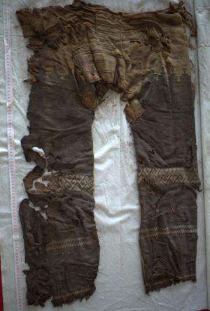3000 year old trousers discovered in Chinese grave oldest ever found